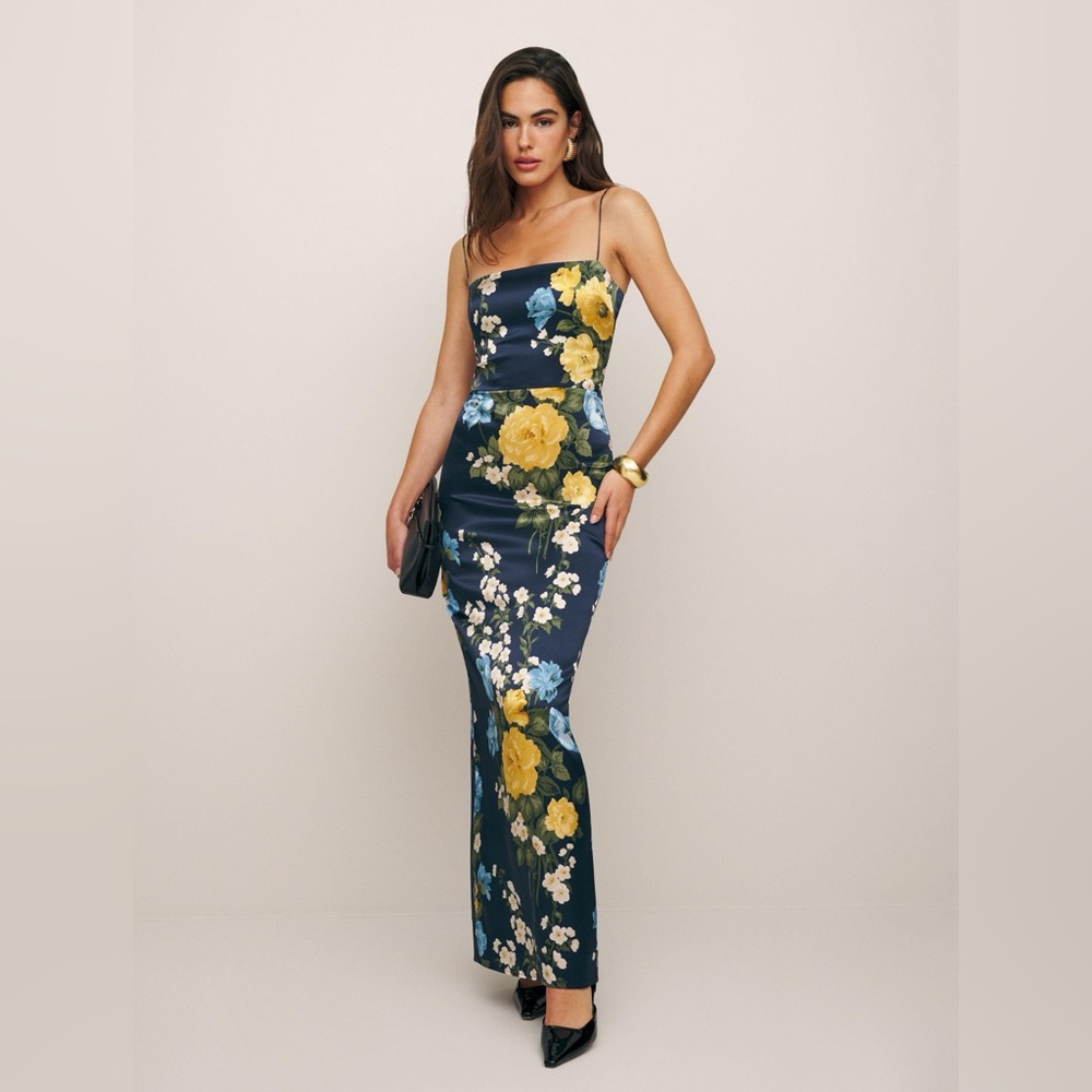 Reformation Frankie silk dress - size 6 NWT